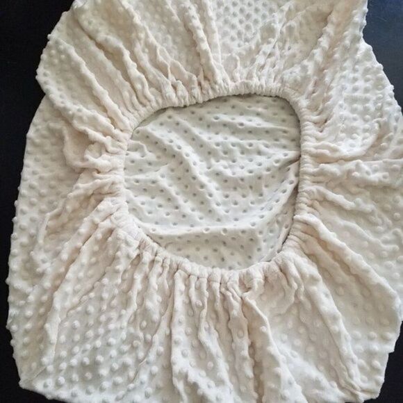 Baby Plush Minky Polka Dot Changing Pad Blanket Cover Diaper Changing Table - Picture 12 of 12